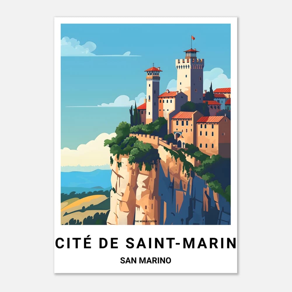 Affiche CITÉ DE SAINT-MARIN - Image 1 of 11