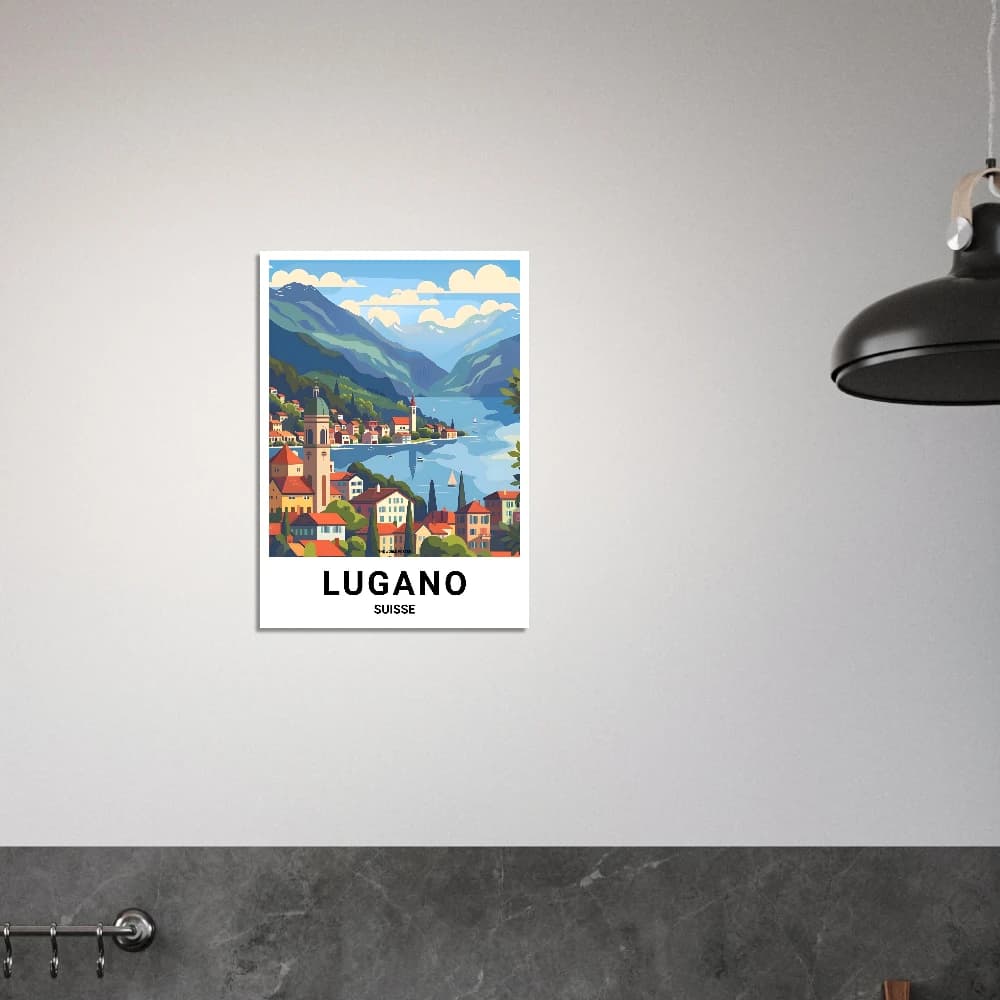 Affiche LUGANO - Image 2 of 11