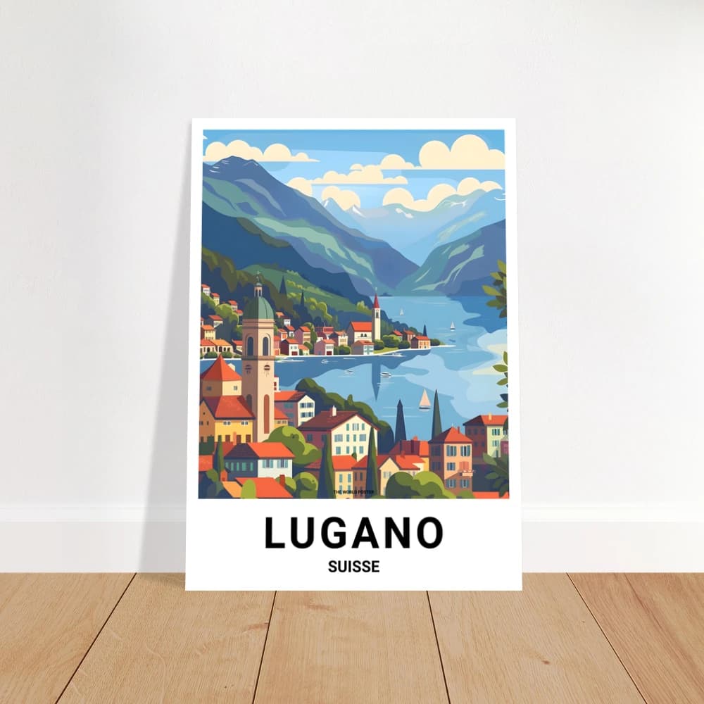 Affiche LUGANO - Image 11 of 11
