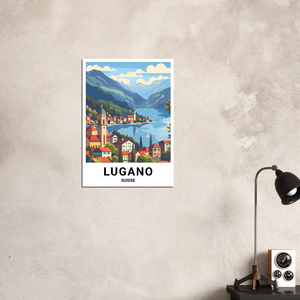 Affiche LUGANO - Image 4 of 11