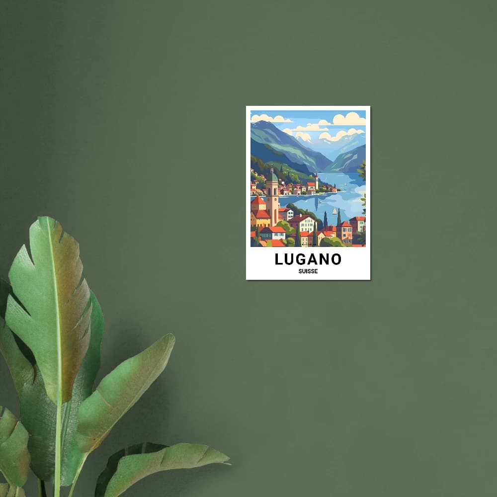 Affiche LUGANO - Image 5 of 11