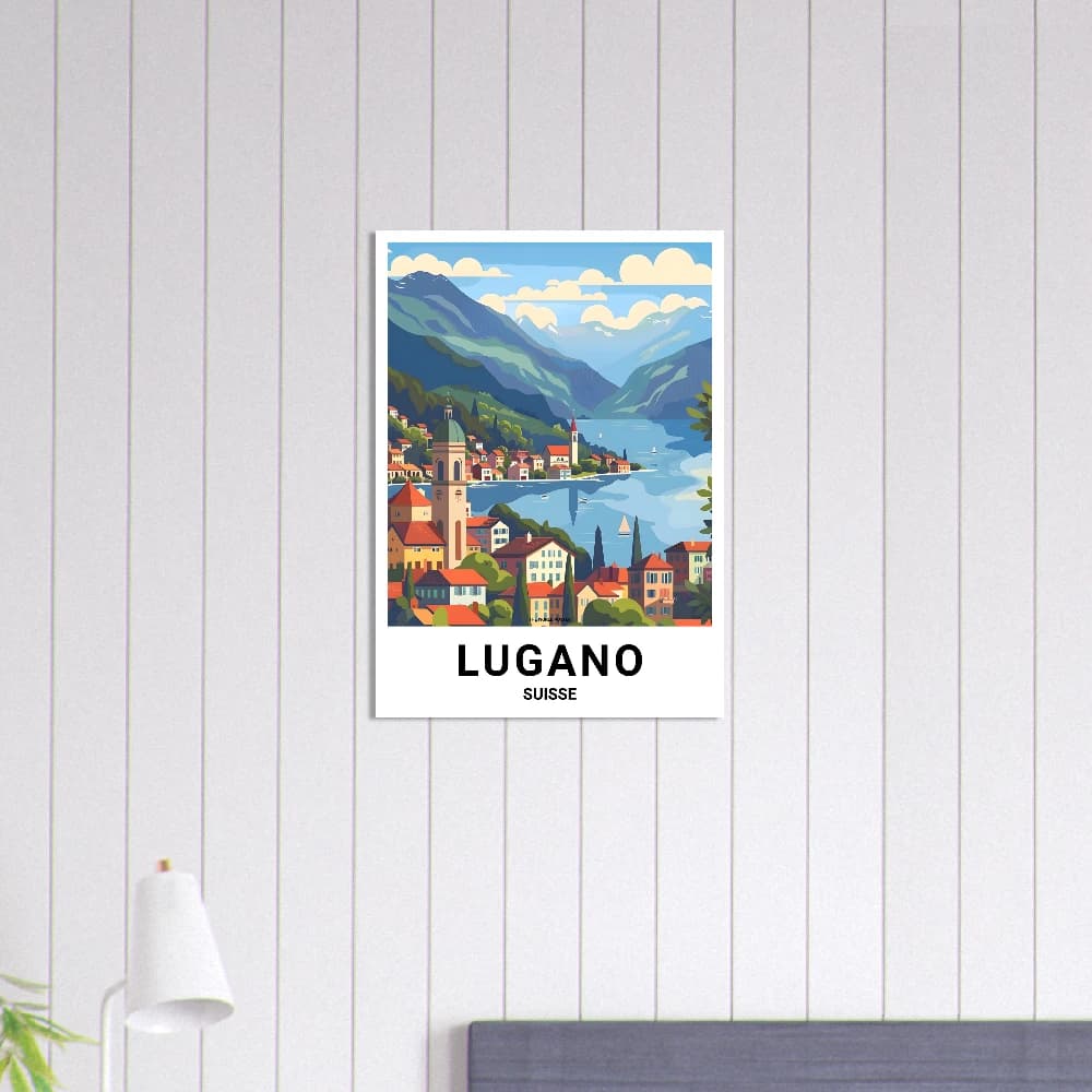 Affiche LUGANO - Image 6 of 11