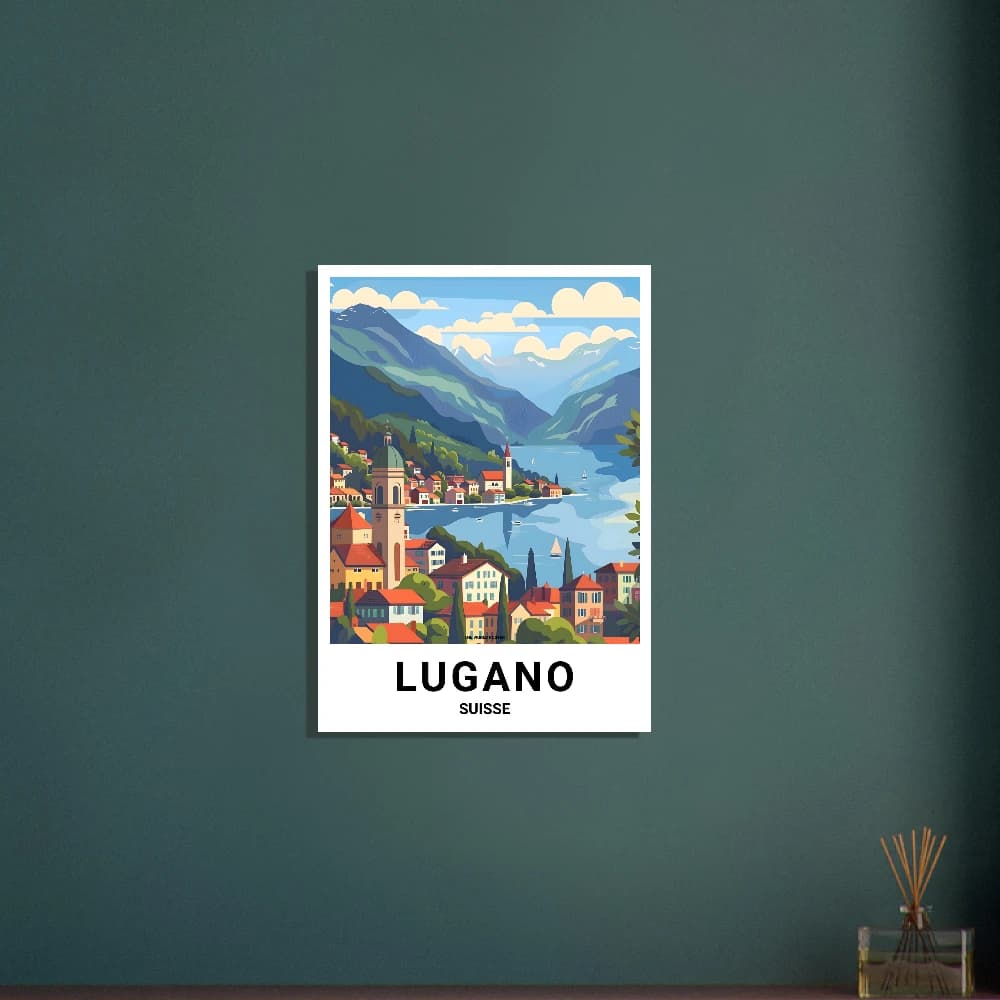 Affiche LUGANO - Image 8 of 11