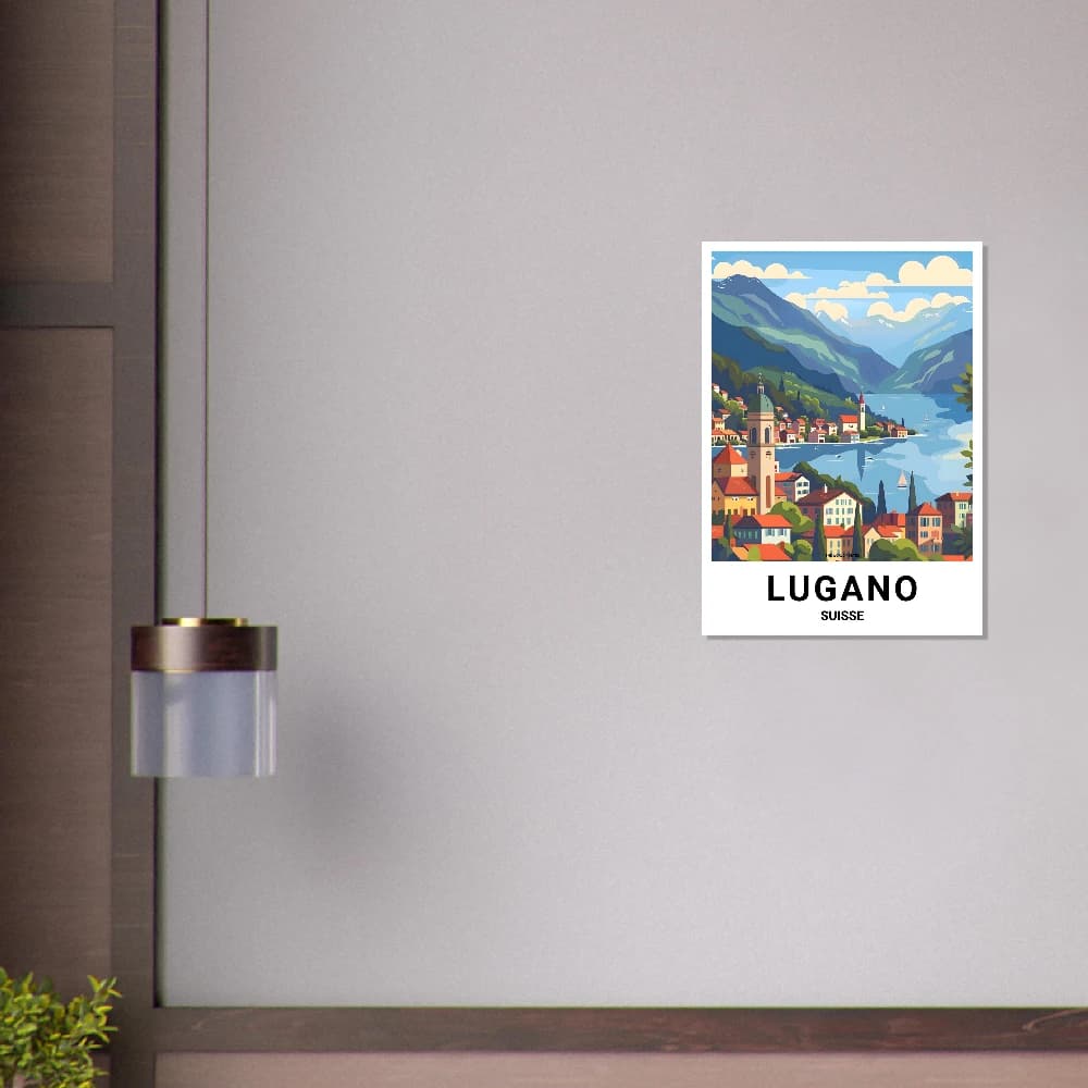 Affiche LUGANO - Image 9 of 11