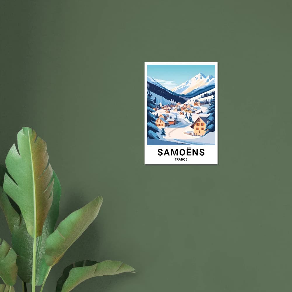 Affiche SAMOËNS - Image 5 of 11