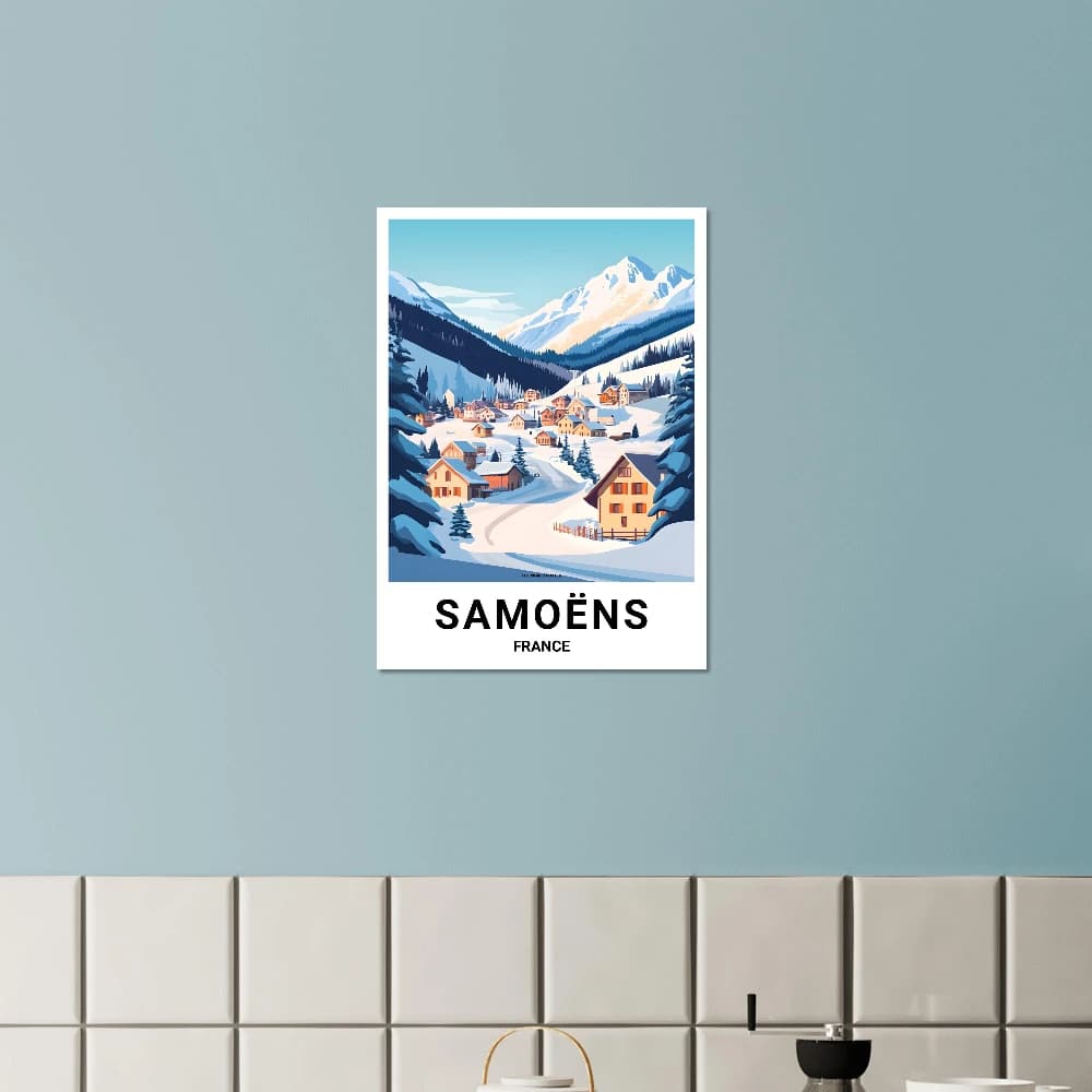 Affiche SAMOËNS - Image 7 of 11