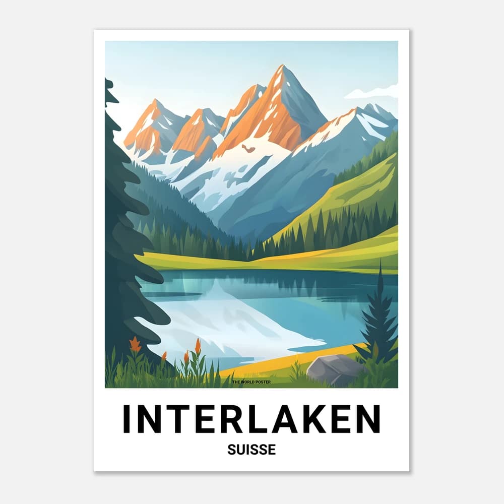 Affiche INTERLAKEN - Image 1 of 11