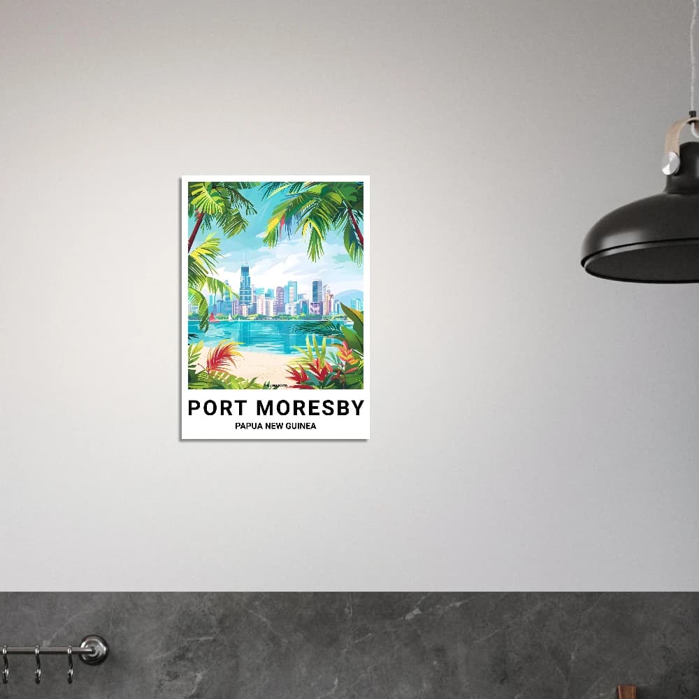 Affiche PORT MORESBY - Image 2 of 11