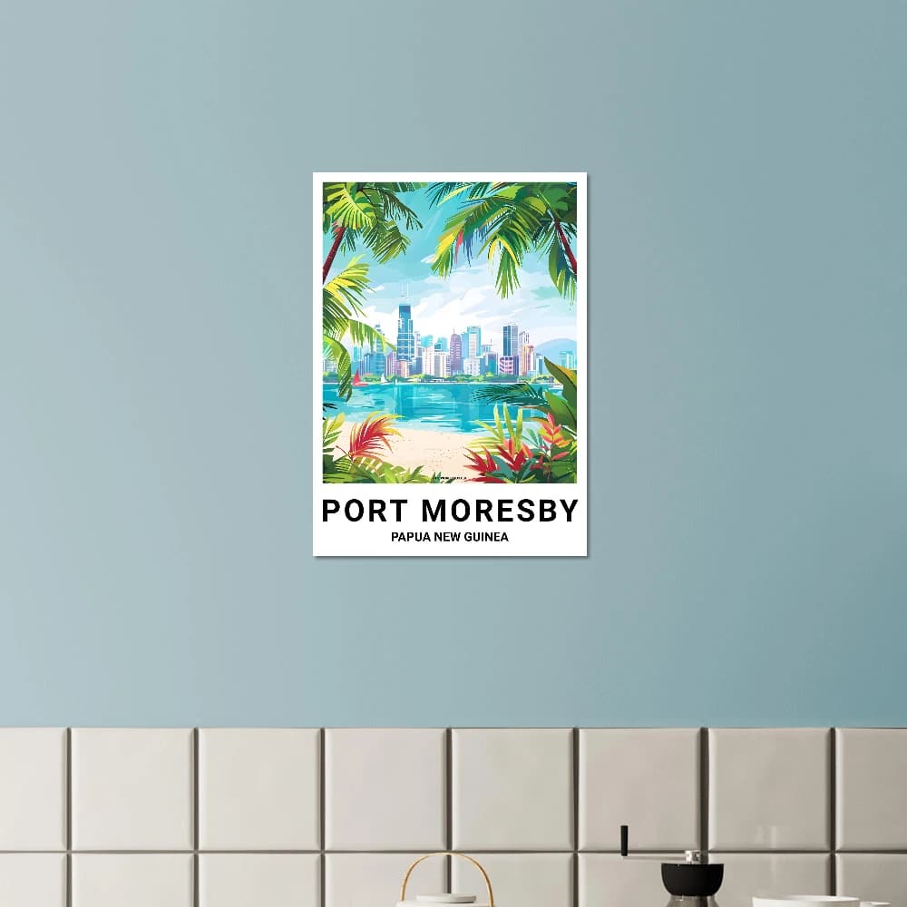 Affiche PORT MORESBY - Image 7 of 11