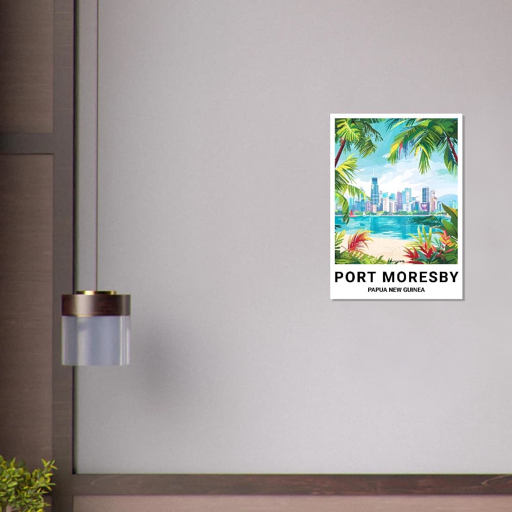 Affiche PORT MORESBY - Image 9 of 11