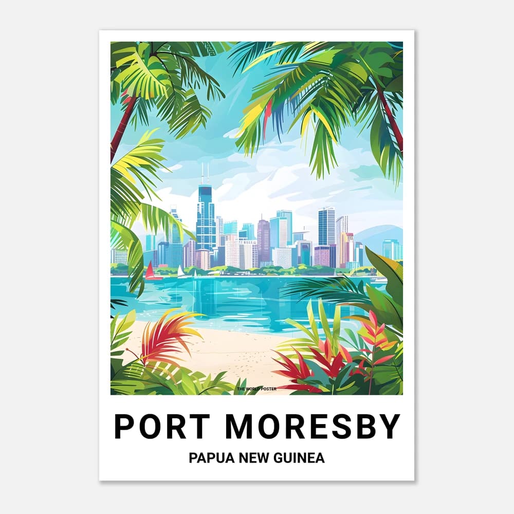 Affiche PORT MORESBY - Image 1 of 11