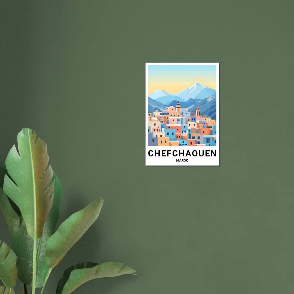 Affiche CHEFCHAOUEN - Image 5 of 11