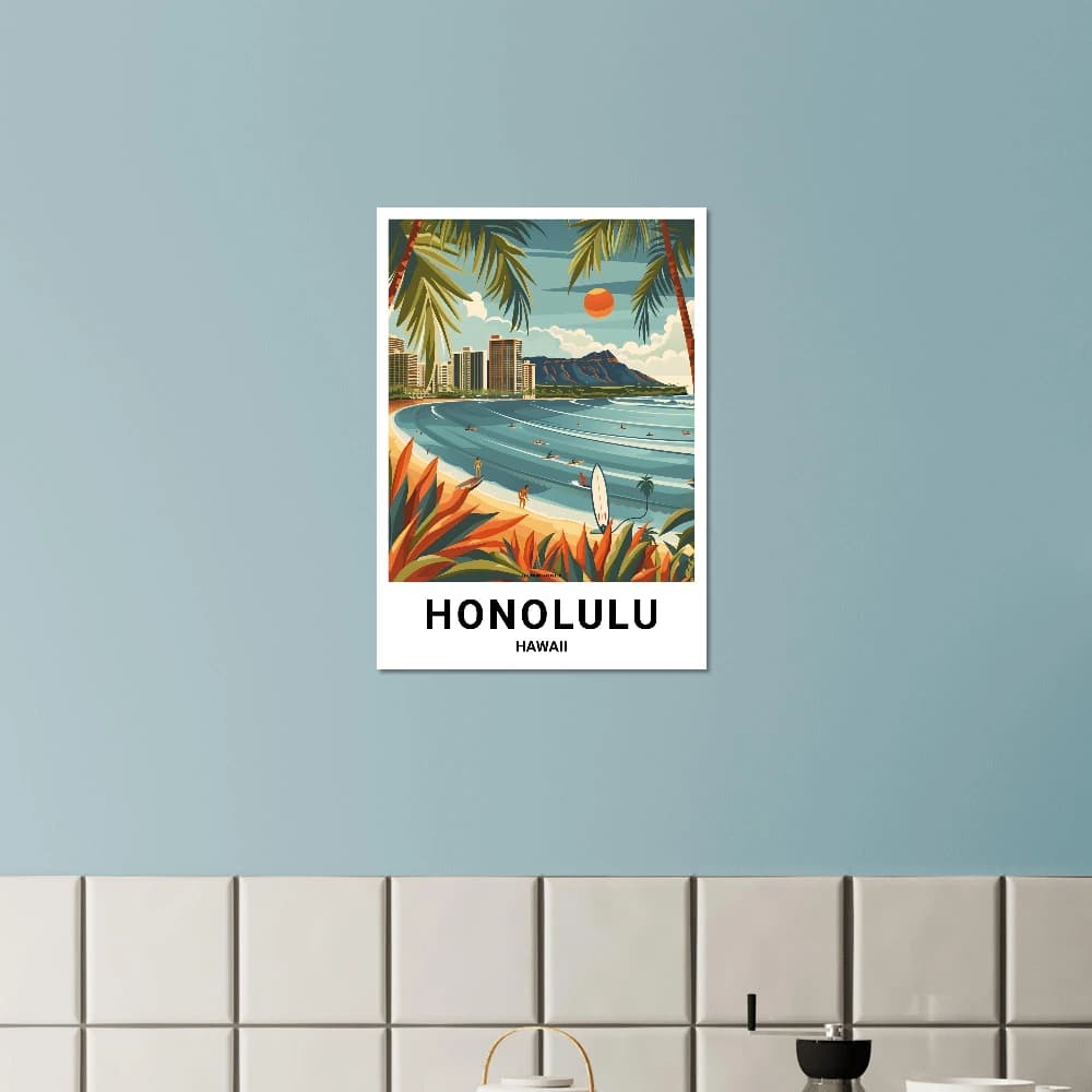 Affiche HONOLULU - Image 7 of 11