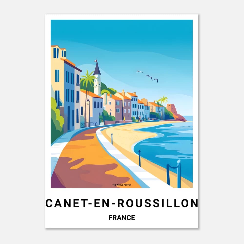 Affiche CANET-EN-ROUSSILLON - Image 1 of 11