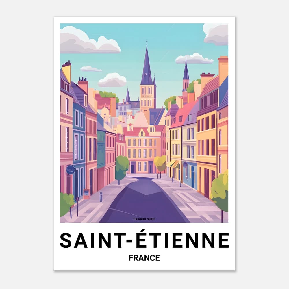 Affiche SAINT-ÉTIENNE - Image 1 of 11