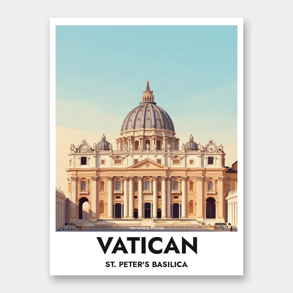 Poster VATIKAN – Petersdom in der Morgendämmerung - Image 1 of 6