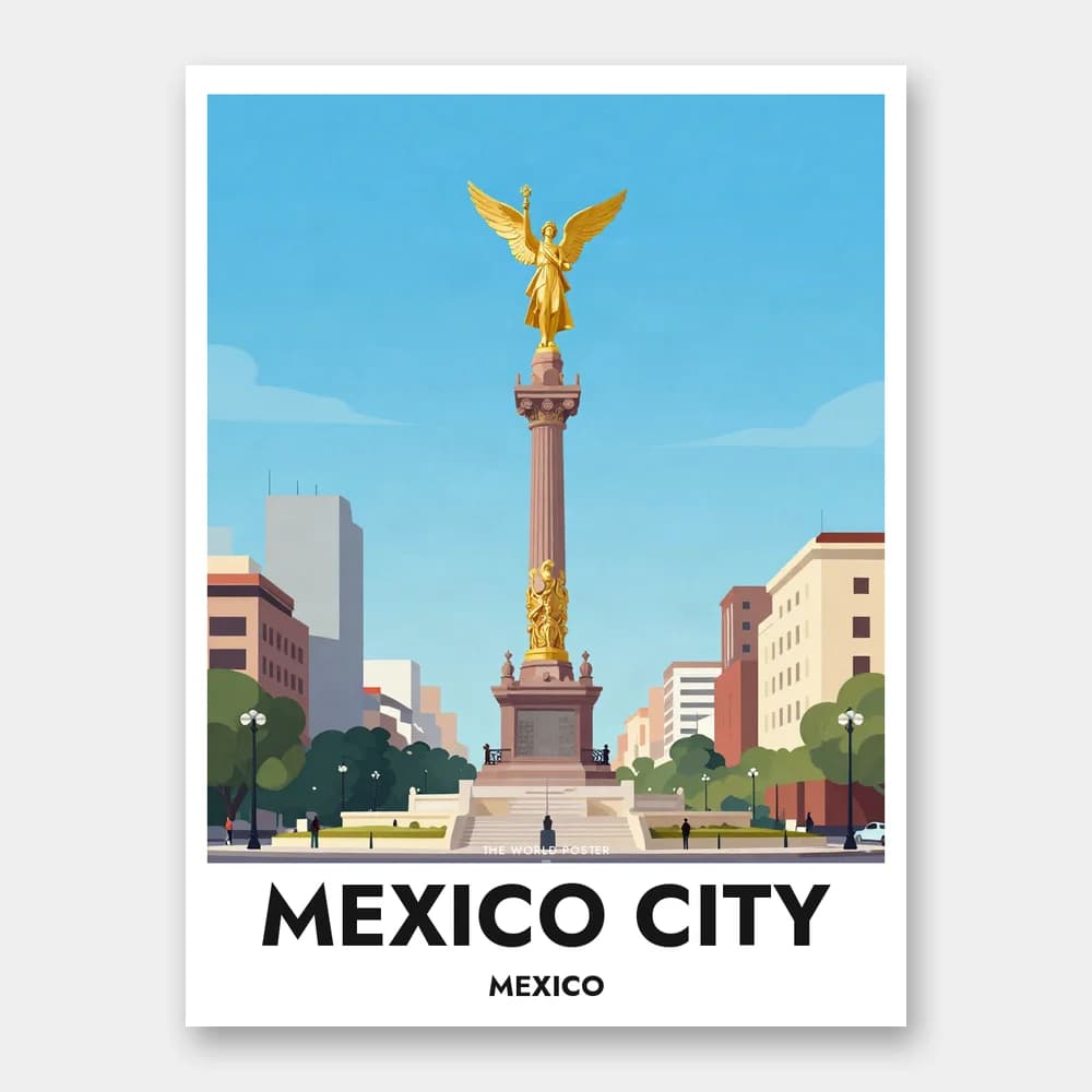 Poster MEXIKO-STADT – Engel der Unabhängigkeit - Image 1 of 6