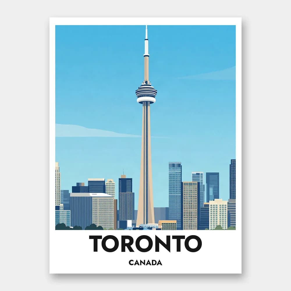 Poster TORONTO – CN Tower und Skyline - Image 1 of 6