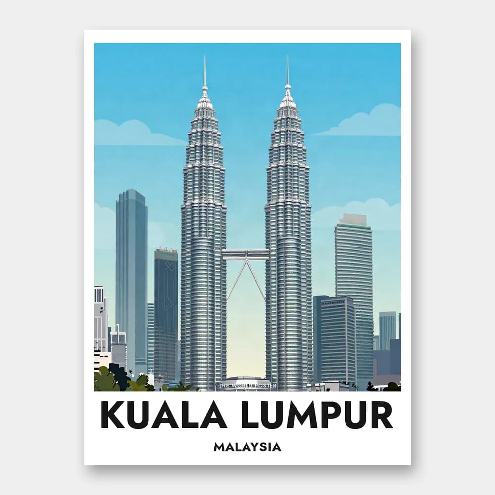 Poster KUALA LUMPUR – Petronas Towers - Image 1 of 6