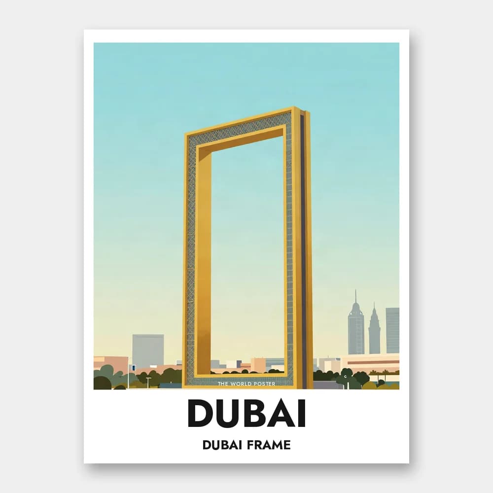 Poster DUBAI – Dubai Frame - Image 1 of 6