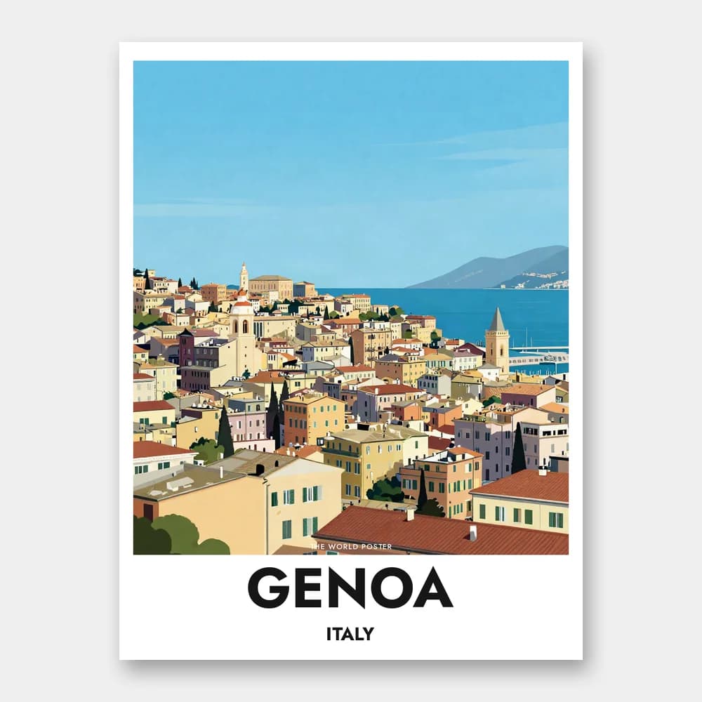 Poster GENUA – Belvedere Castelletto - Image 1 of 6