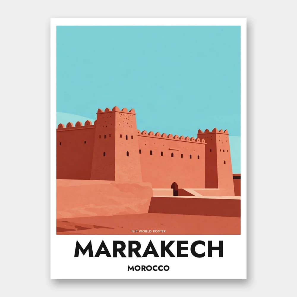 Poster MARRAKESCH – Rote Sandsteinbefestigungen - Image 1 of 6