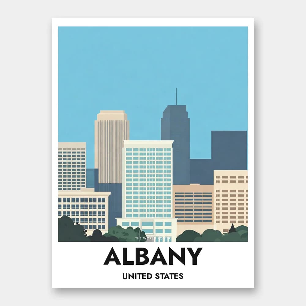 Poster ALBANY – Empire State Plaza - Image 1 of 6