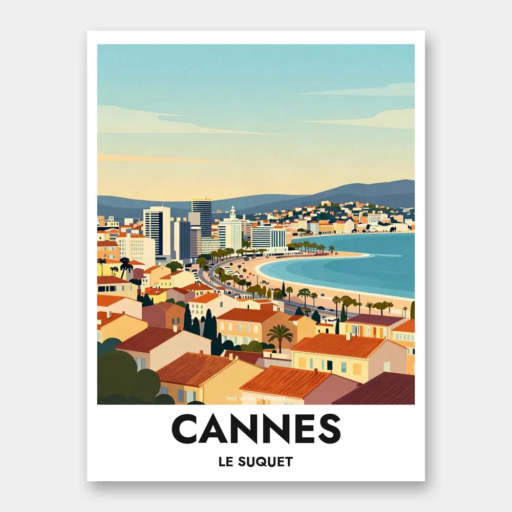 Poster CANNES – Le Suquet zur goldenen Stunde - Image 1 of 6
