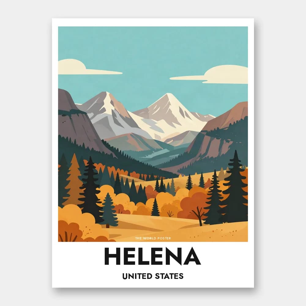 Poster HELENA – Mount Helena City Park im Herbst - Image 1 of 6