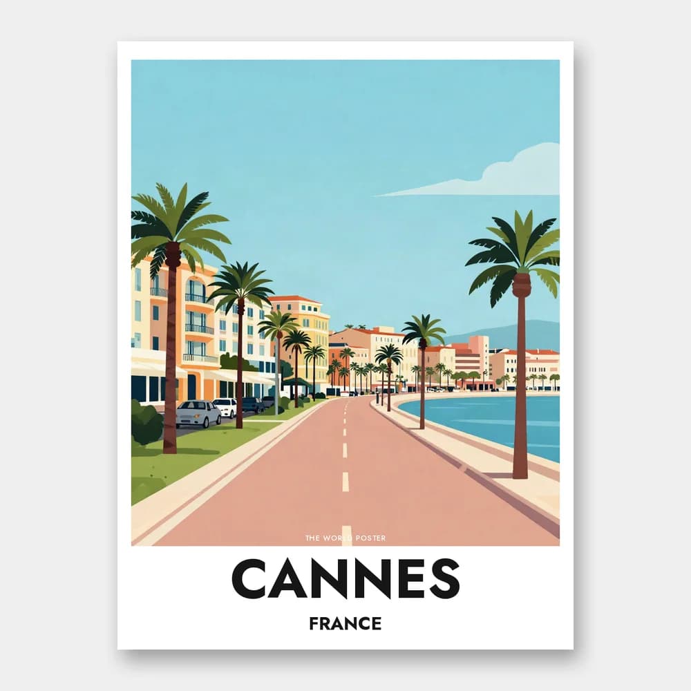 Póster CANNES – Promenade de la Croisette - Image 1 of 6