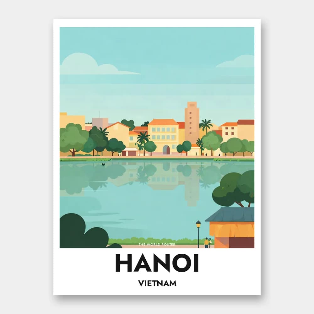 Poster HANOI – Hoàn-Kiếm-See - Image 1 of 6