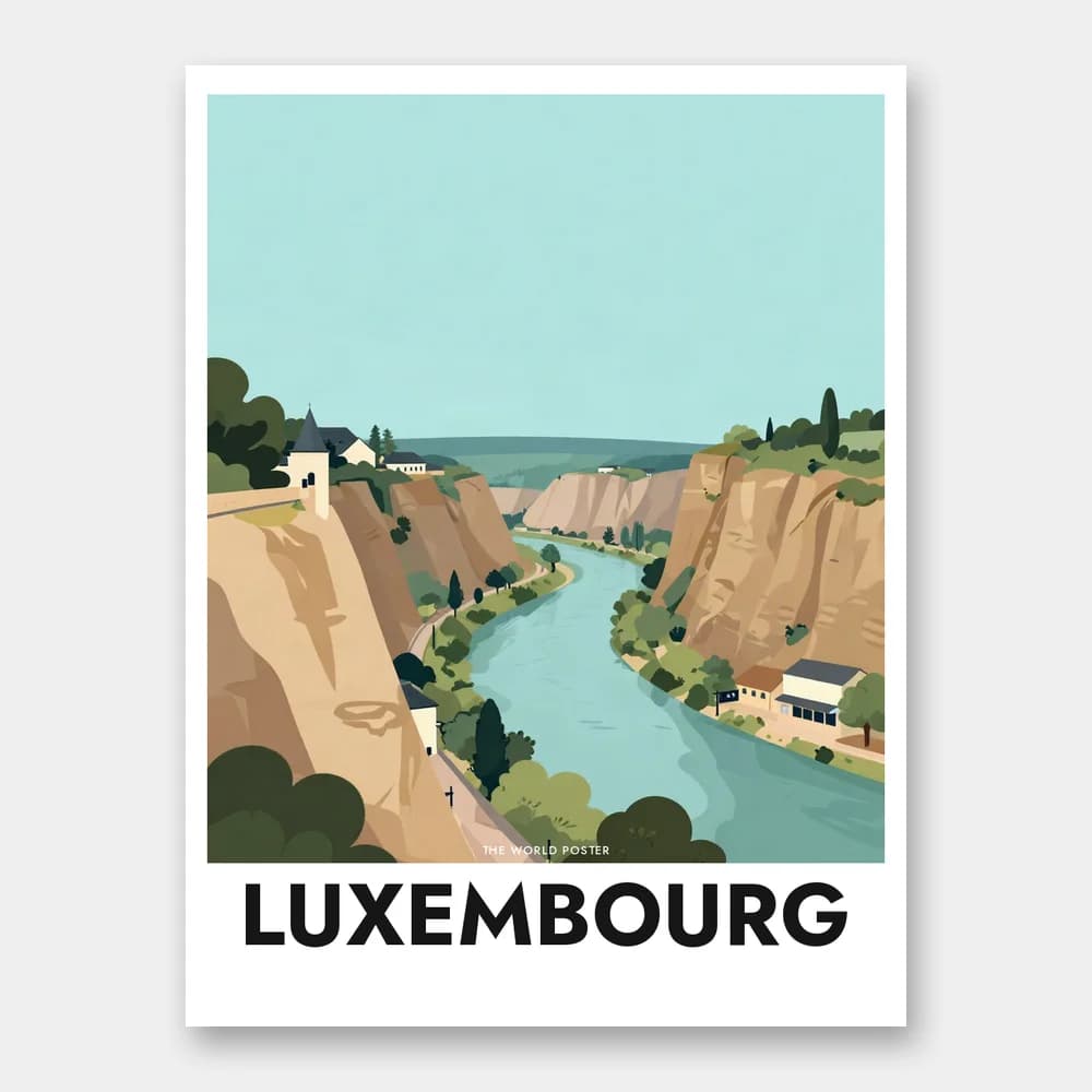 Poster LUSSEMBURGO – Rocher du Bock - Image 1 of 6