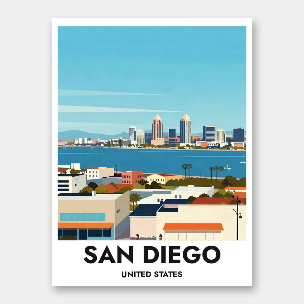 Poster SAN DIEGO – San Diego Bay - Image 1 of 6
