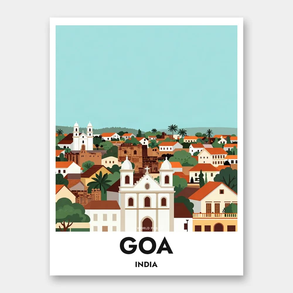 Plakat GOA – Kościoły i klasztory Starej Goi - Image 1 of 6