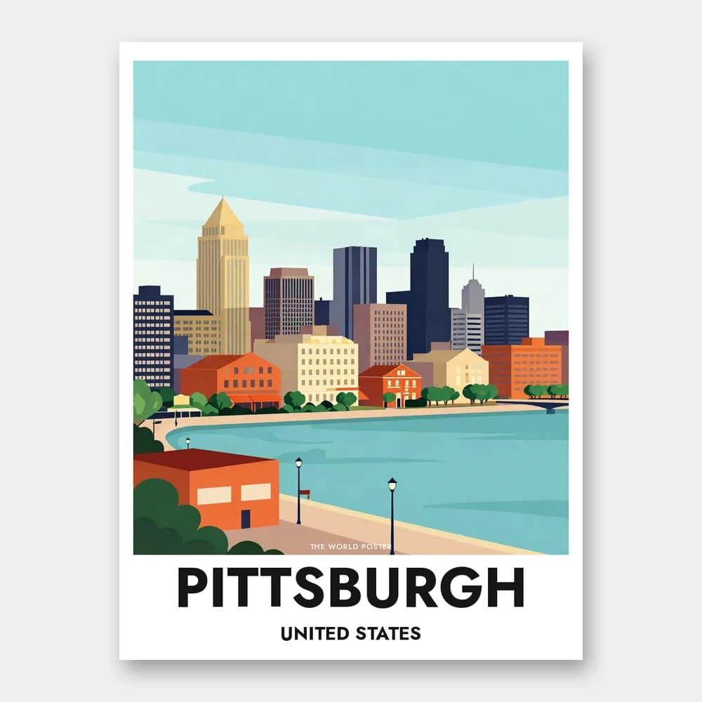 Plakat PITTSBURGH – Golden Triangle - Image 1 of 6