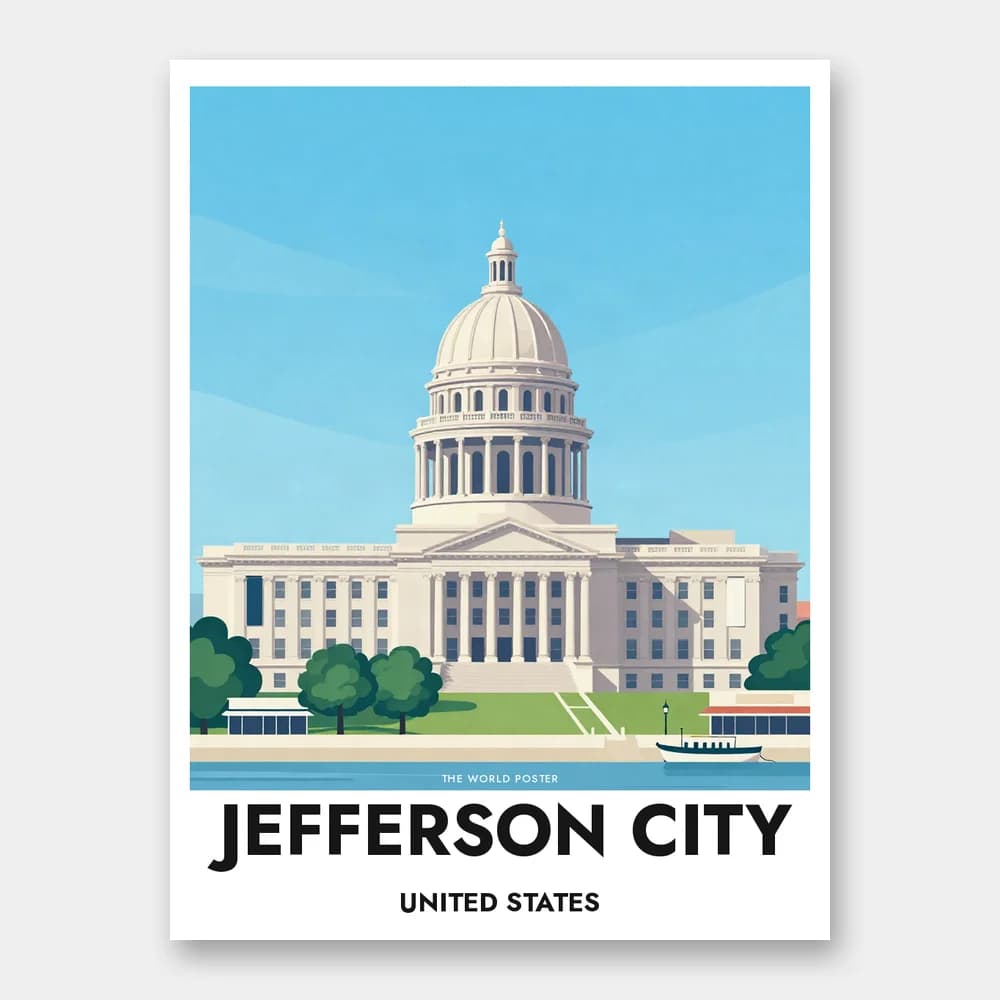 Poster JEFFERSON CITY – Missouri State Capitol - Image 1 of 6