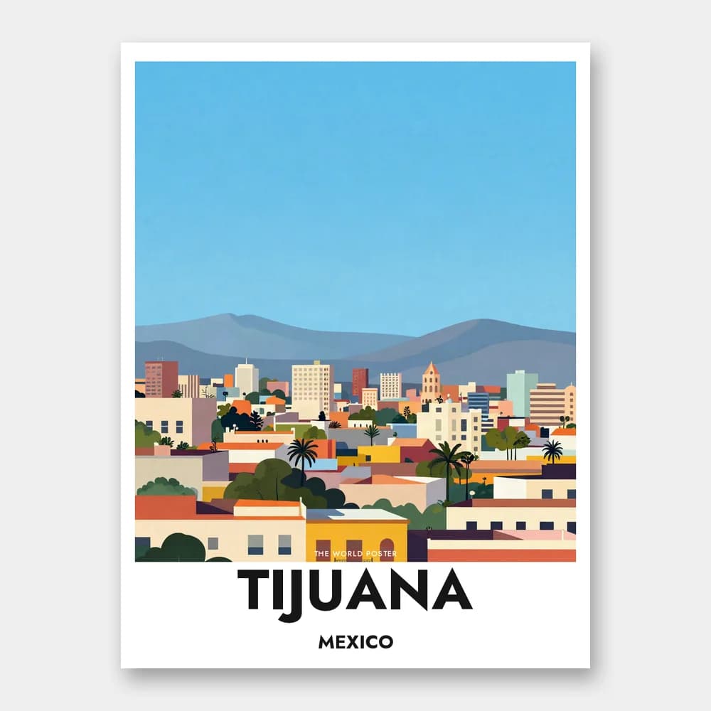 Poster TIJUANA – Panoramablick auf die Skyline - Image 1 of 6