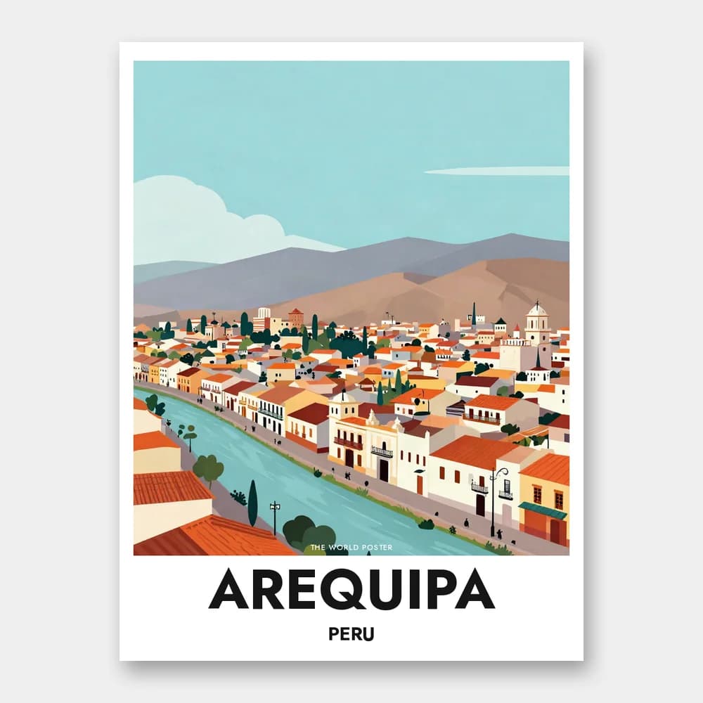 Poster AREQUIPA – Panoramablick auf die Skyline - Image 1 of 6