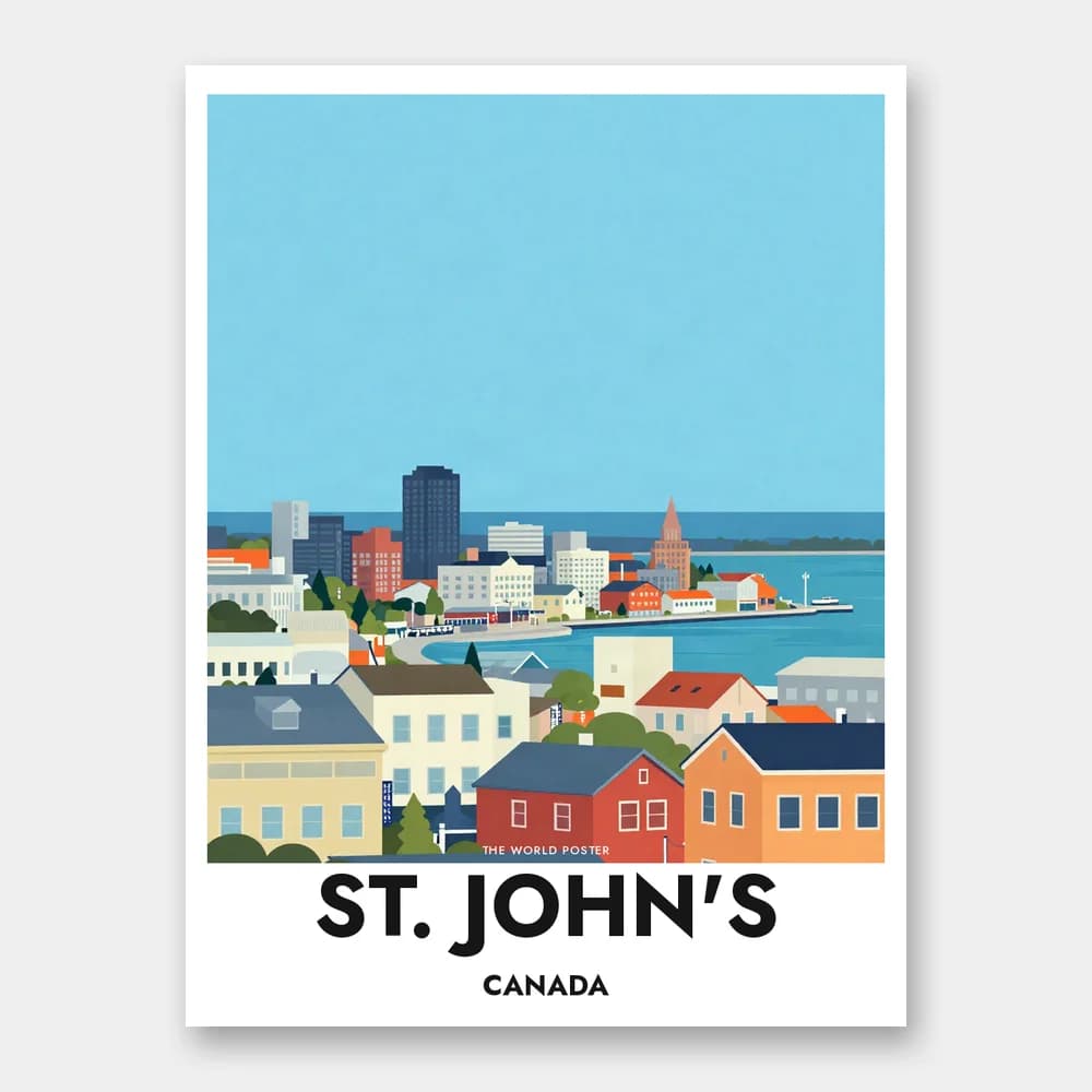 Poster ST. JOHN'S – Der Hafen von St. John's - Image 1 of 6