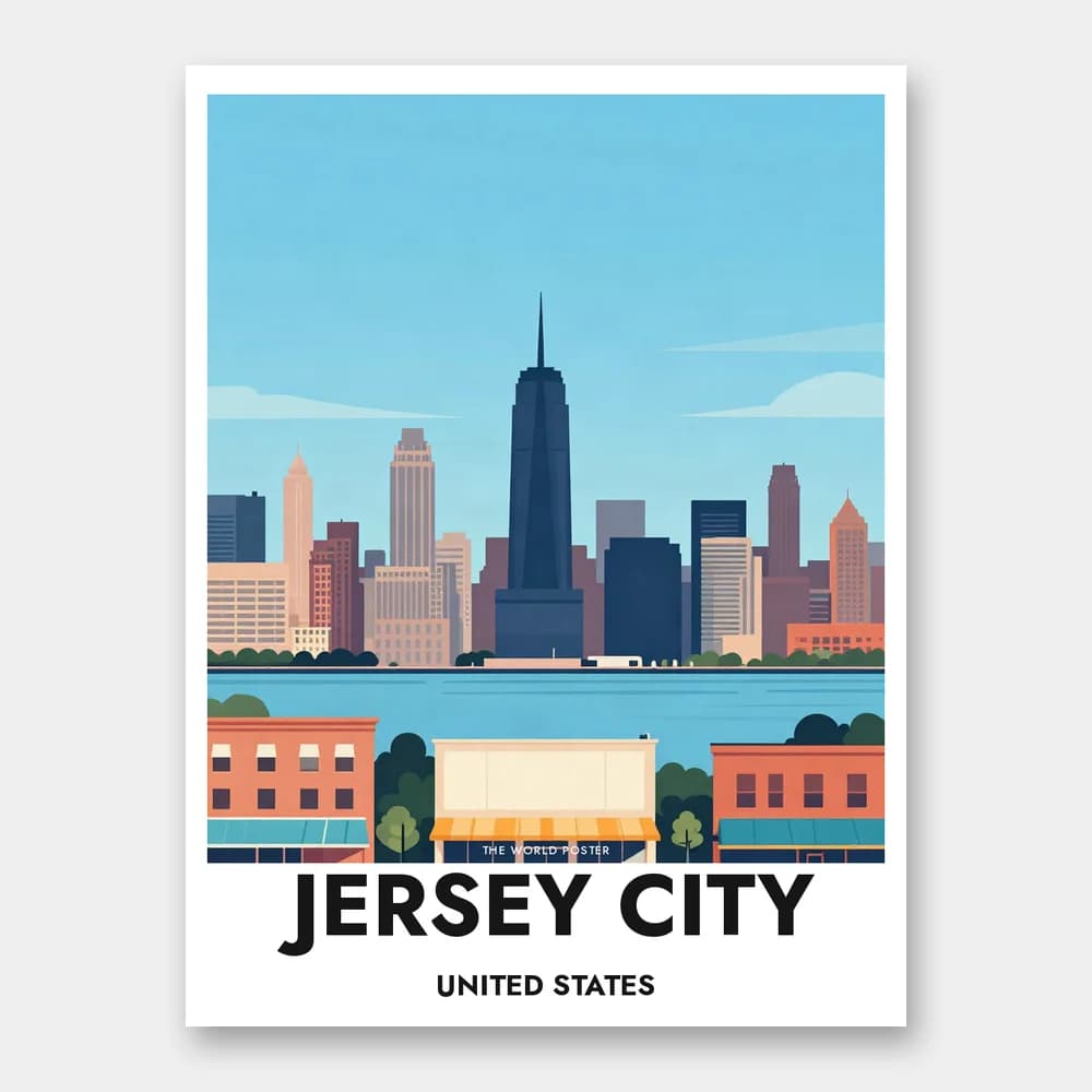 Poster JERSEY CITY – Hudson River Waterfront - Image 1 of 6