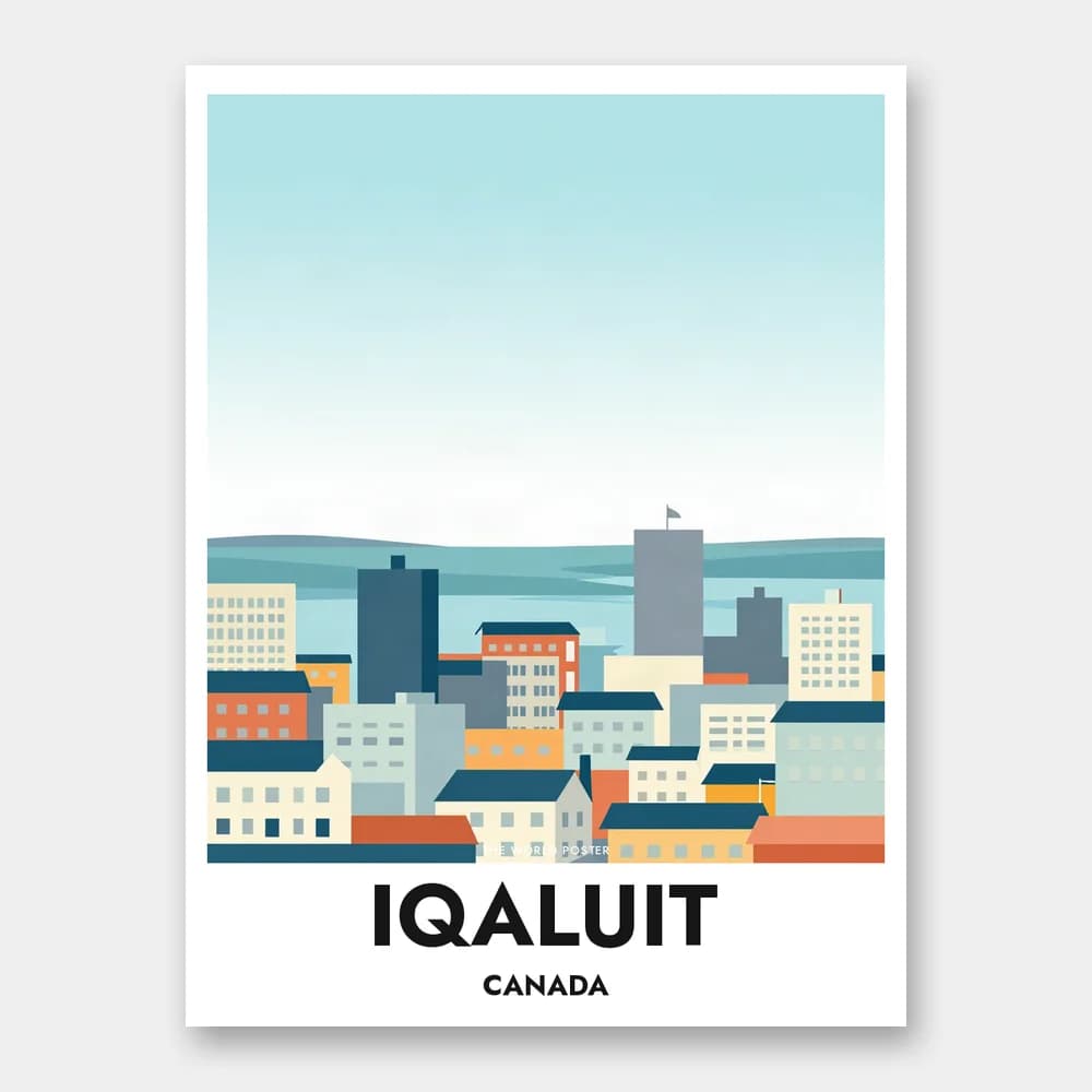 Poster IQALUIT – Panoramablick auf die Skyline - Image 1 of 6