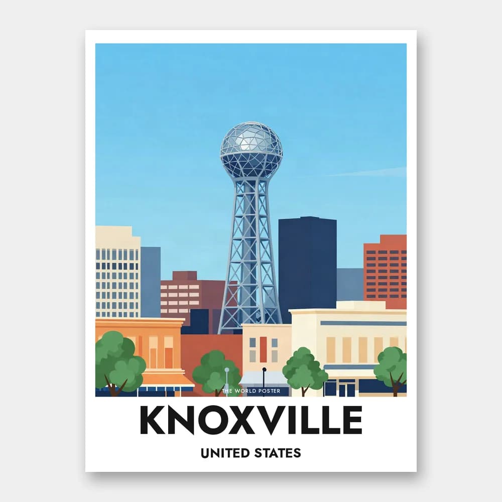 Poster KNOXVILLE – Sunsphere und die Skyline - Image 1 of 6