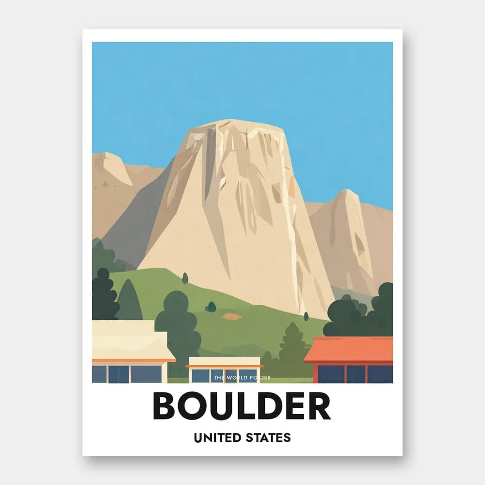 Poster BOULDER – The Flatirons - Image 1 of 6