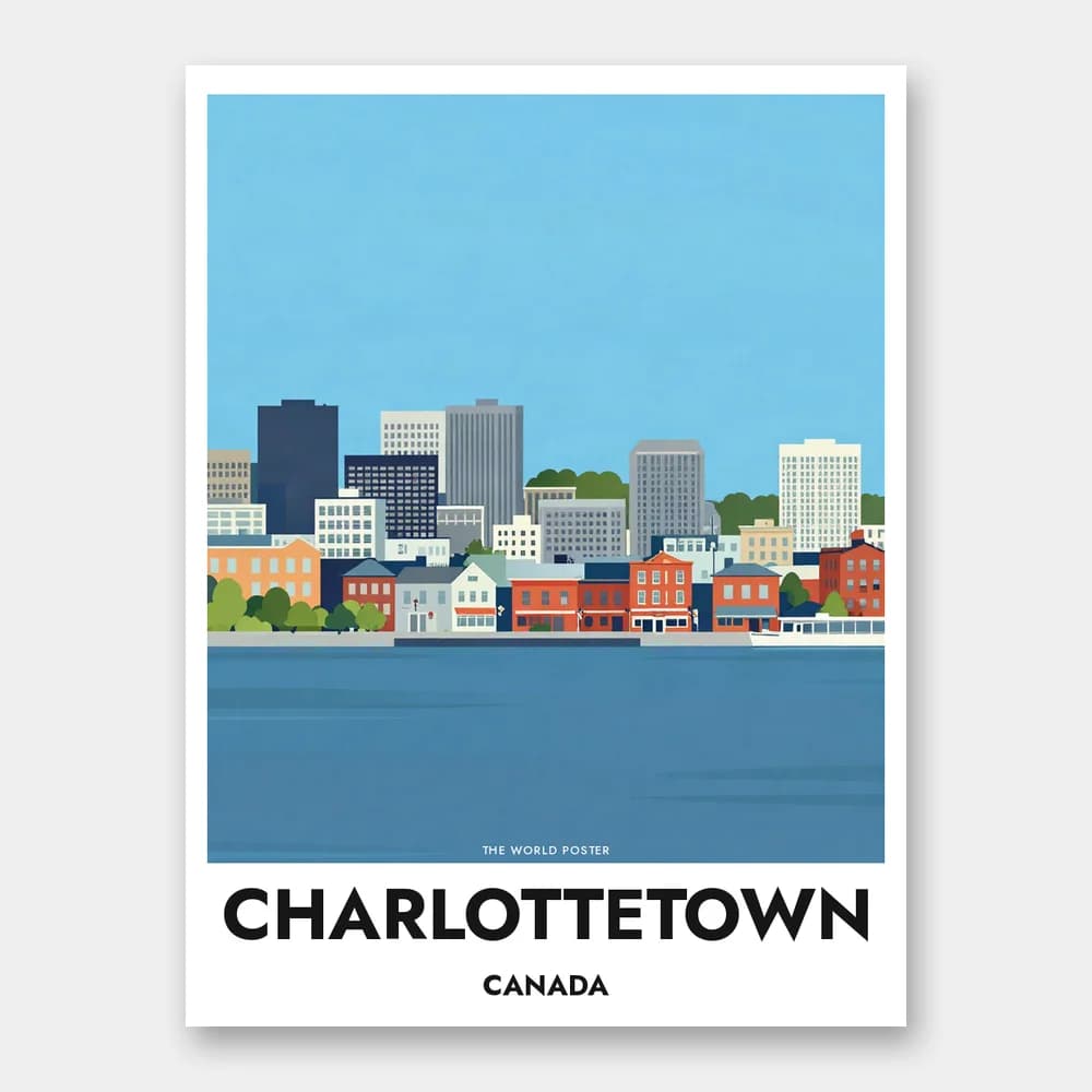Poster CHARLOTTETOWN – Skyline und Uferpromenade - Image 1 of 6