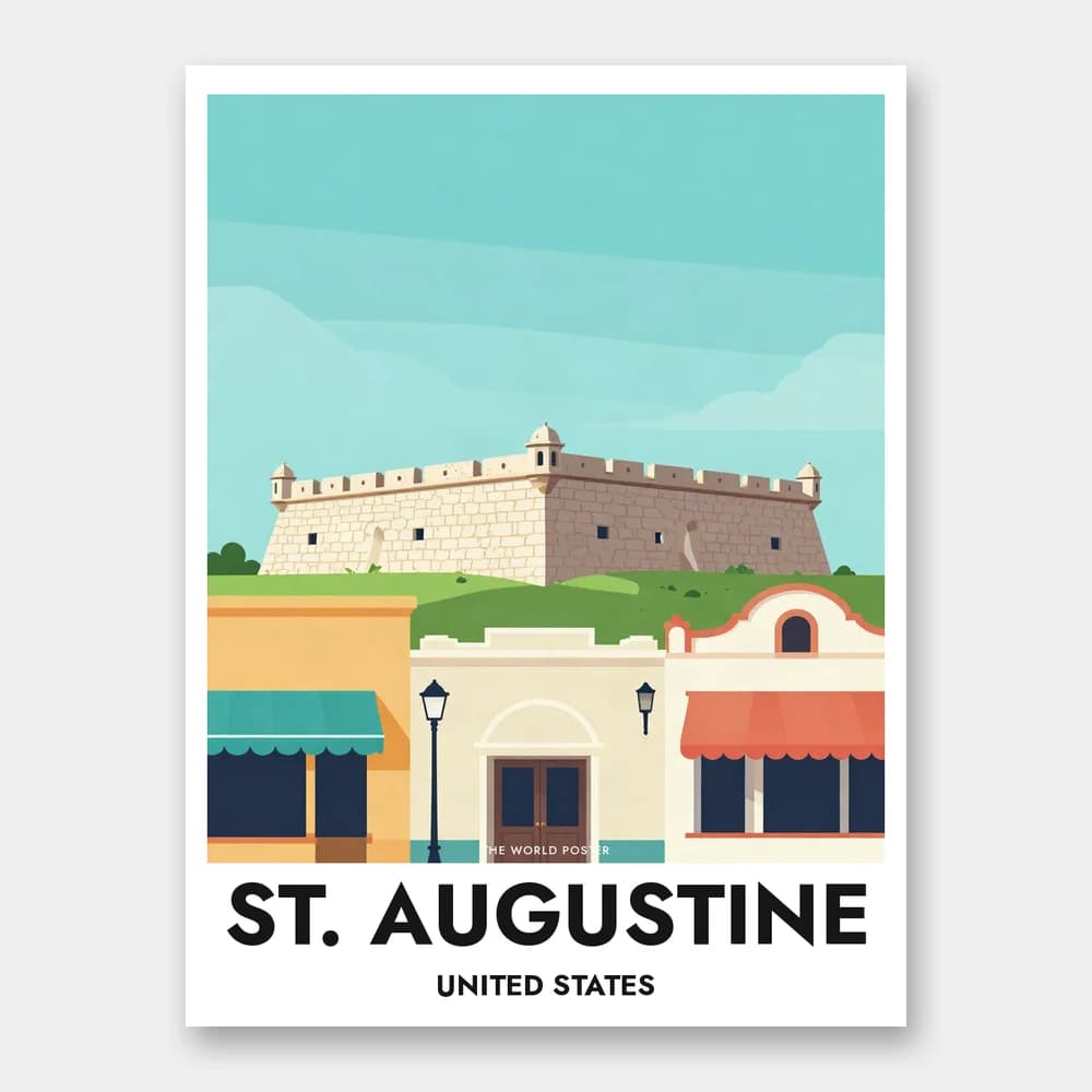 Poster ST. AUGUSTINE – Castillo de San Marcos - Image 1 of 6