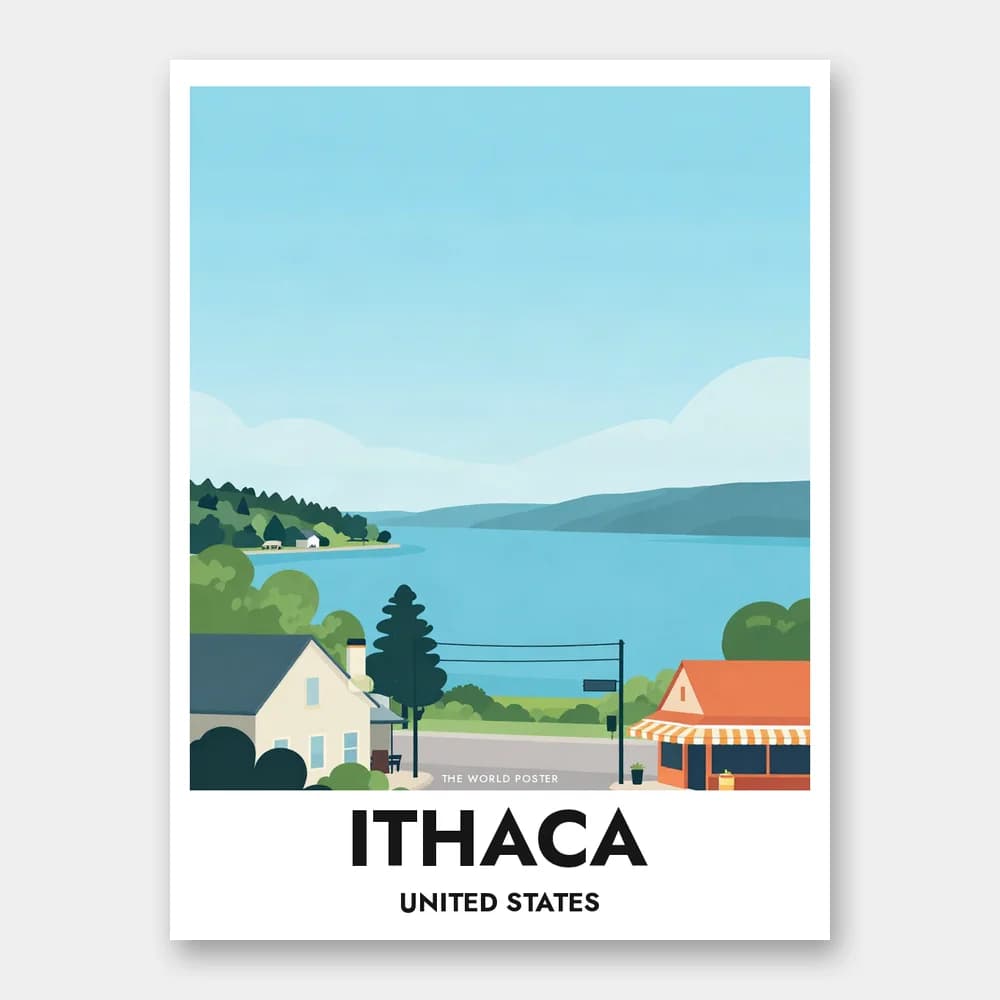 Poster ITHACA – Cayuga Lake - Image 1 of 6