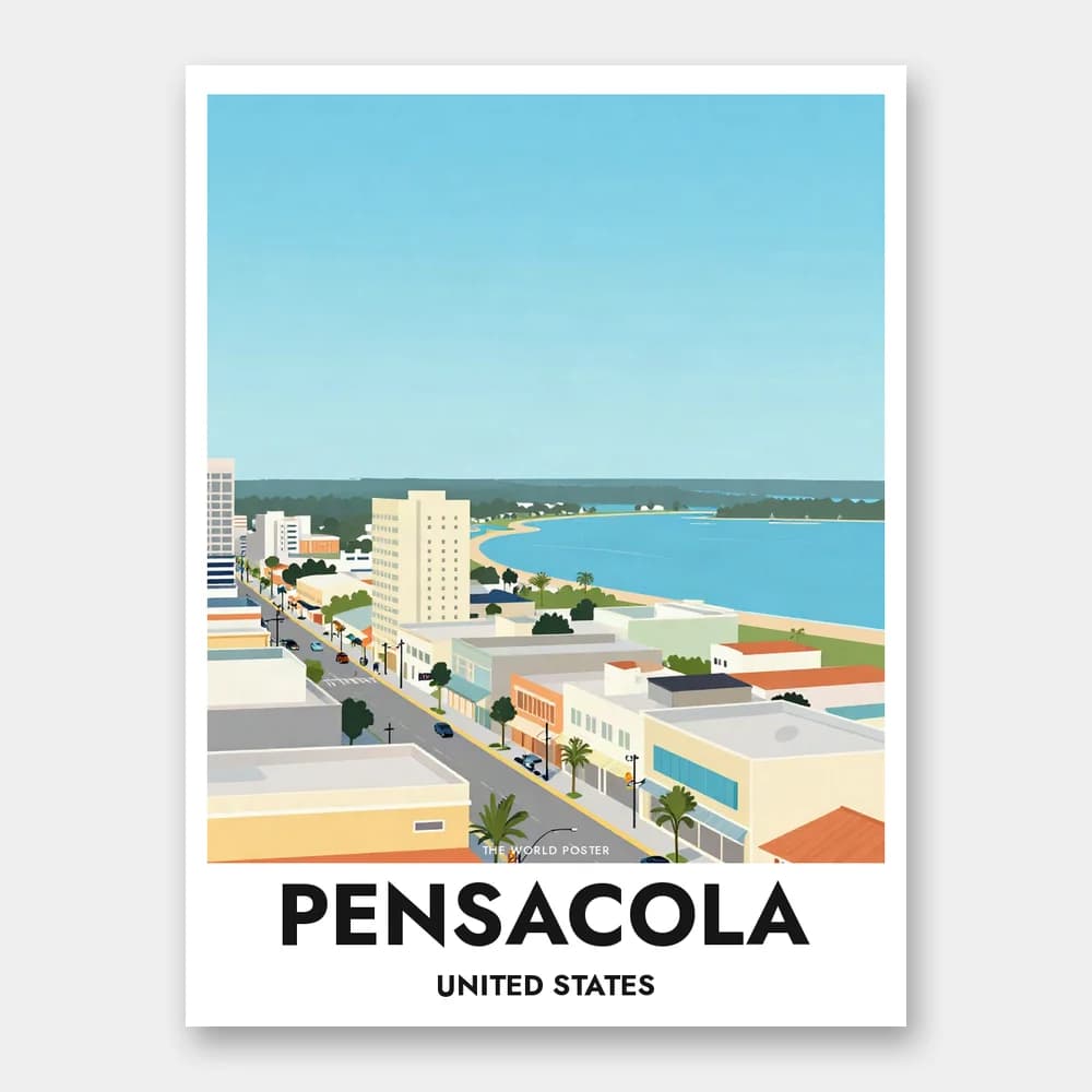 Poster PENSACOLA – Pensacola Bay - Image 1 of 6