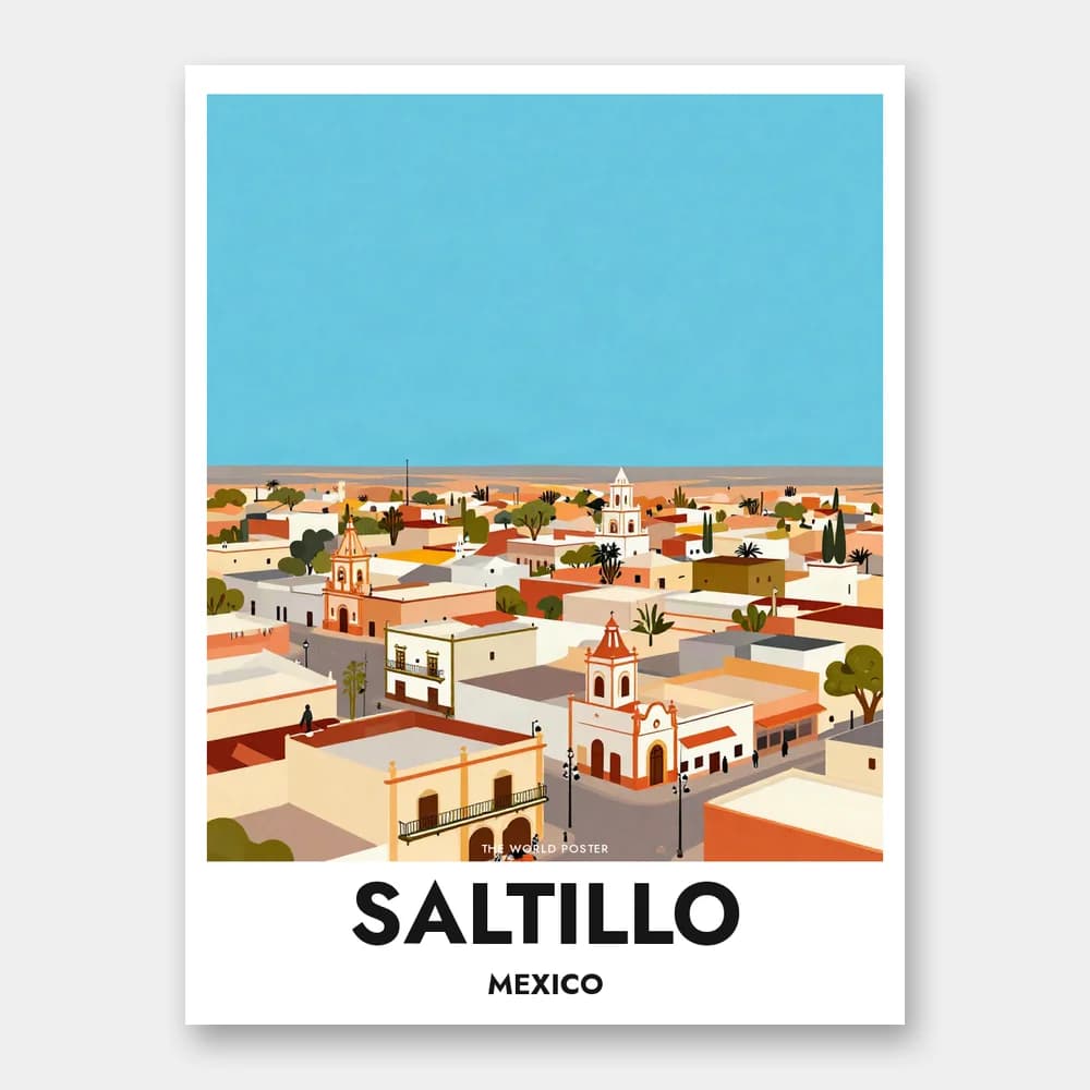 Poster SALTILLO – Weites Luftpanorama - Image 1 of 6