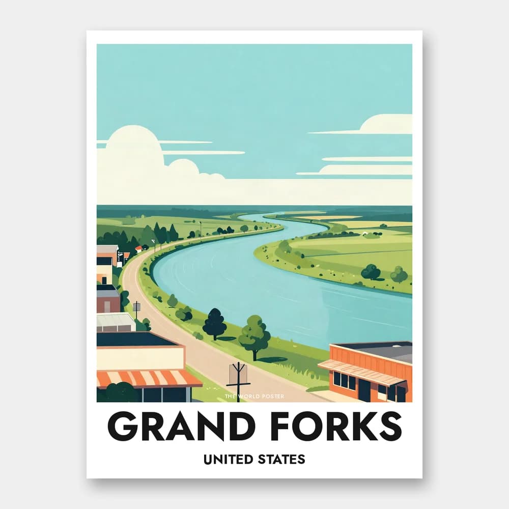 Poster GRAND FORKS – Red River of the North - Image 1 of 6