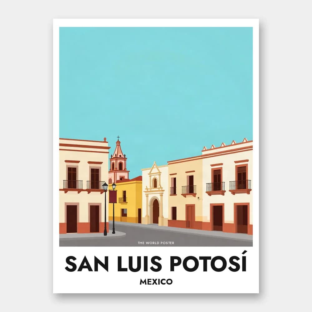 Poster SAN LUIS POTOSÍ – Koloniale Architektur im historischen Zentrum - Image 1 of 6